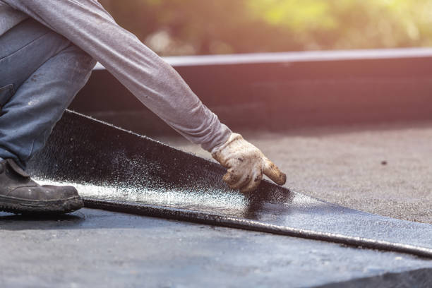 Professional Crawl Space Encapsulation technician working in Hortonville, WI